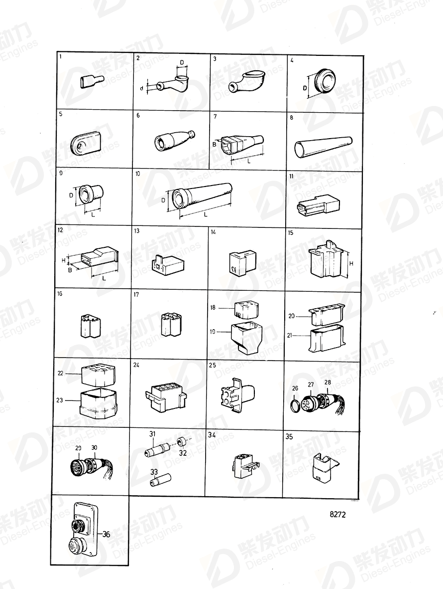 volvo penta Rubber bushing 823759 Drawing volvo penta Rubber bushing 823759 Drawing